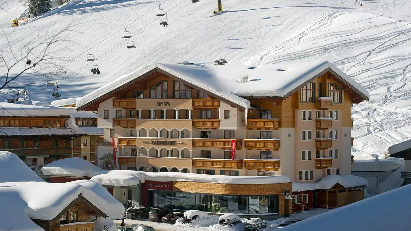 Skihotels Familie